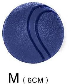 Uplift Treasures HOOPET Bite Resistant Rubber Dog Ball blue M