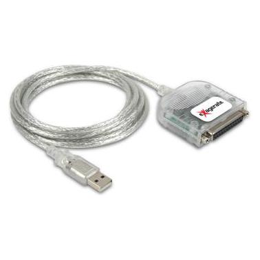 Hamlet Bi-direktionales USB-zu-Parallel-Druckeradapterkabel (2 m, Parallel (Drucker)) (XUPP25)