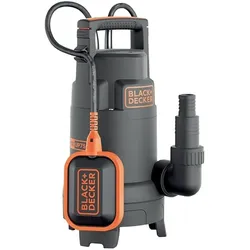 Pumpe Tauchpumpe 750W Integrierter Schwimmer Pumpe Kellerentleerung Abwasser Fördermenge 13000 l/h Black+Decker
