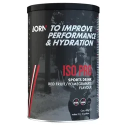 BORN Isotonisches Sportgetränk Pro Red Fruit / Pomegranate | 400g Dos