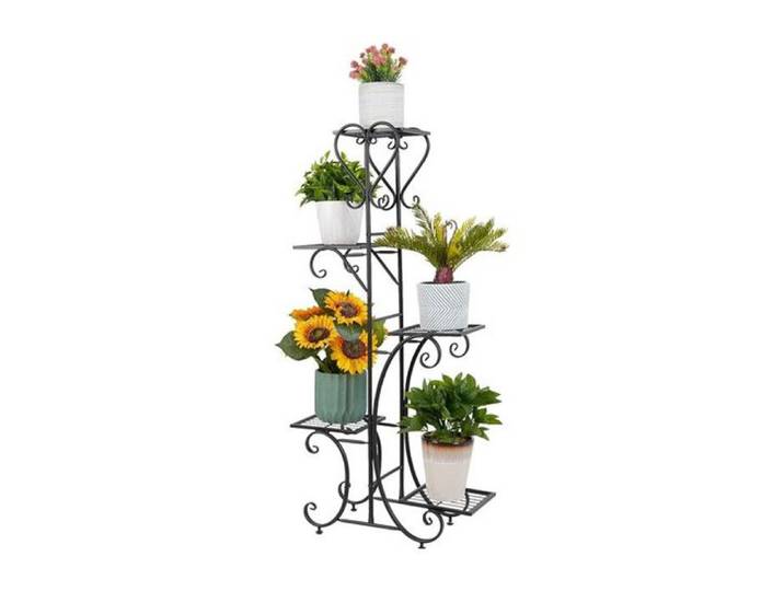 Étagère Plante Intérieure Métal: Support – 4/50kg/107.5x51x24cm