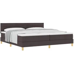 vidaXL, Boxspringbett, Qutenetta (Linien-Design) (200 x 200 cm)