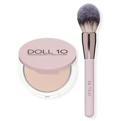 DOLL 10 BEAUTY Pressed Treatment Mineral Finishing Puder mit Pinsel 7,5g
