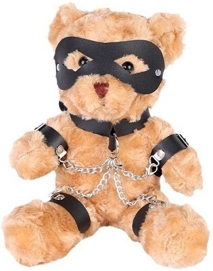 BDSMaster Ours Peluche Teddy Bear Bondage 31cm Marron
