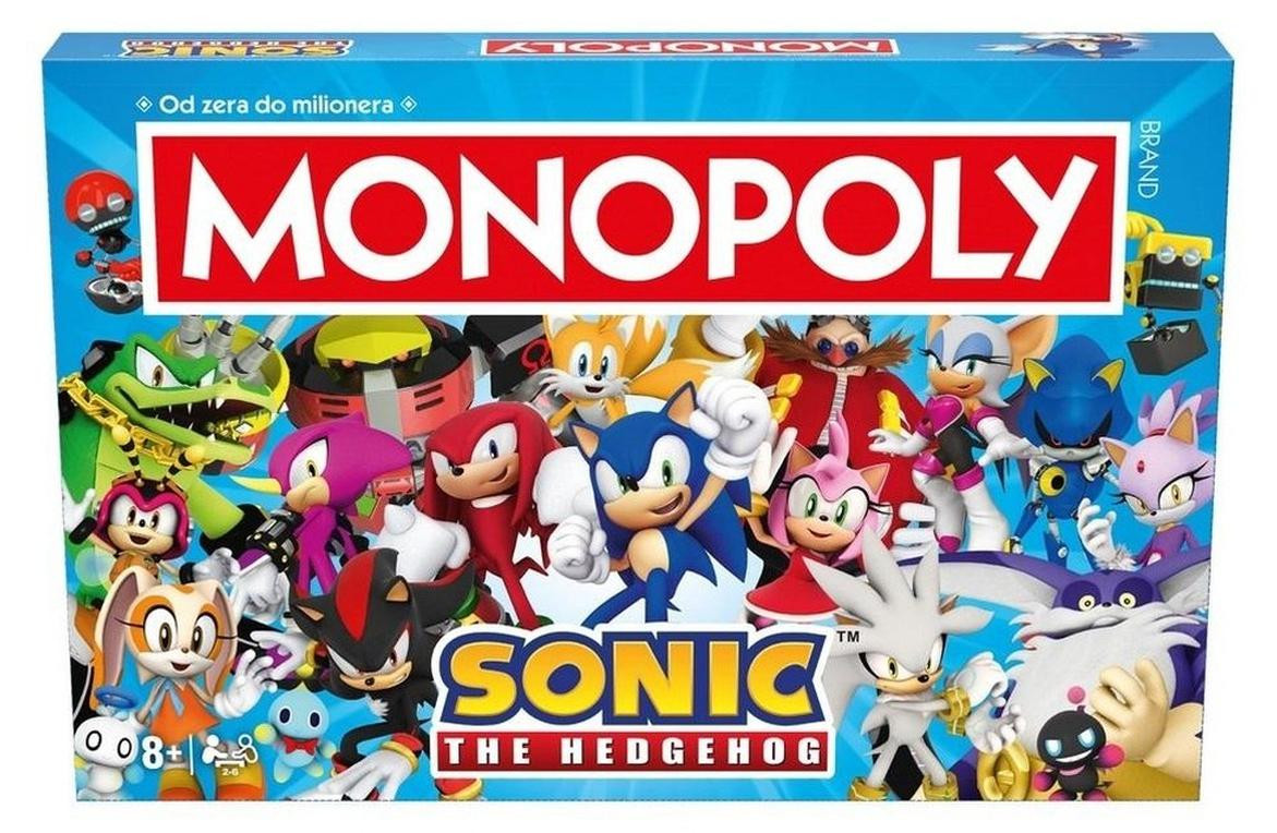 Winning Moves Monopoly Sonic Multicolor Party Game