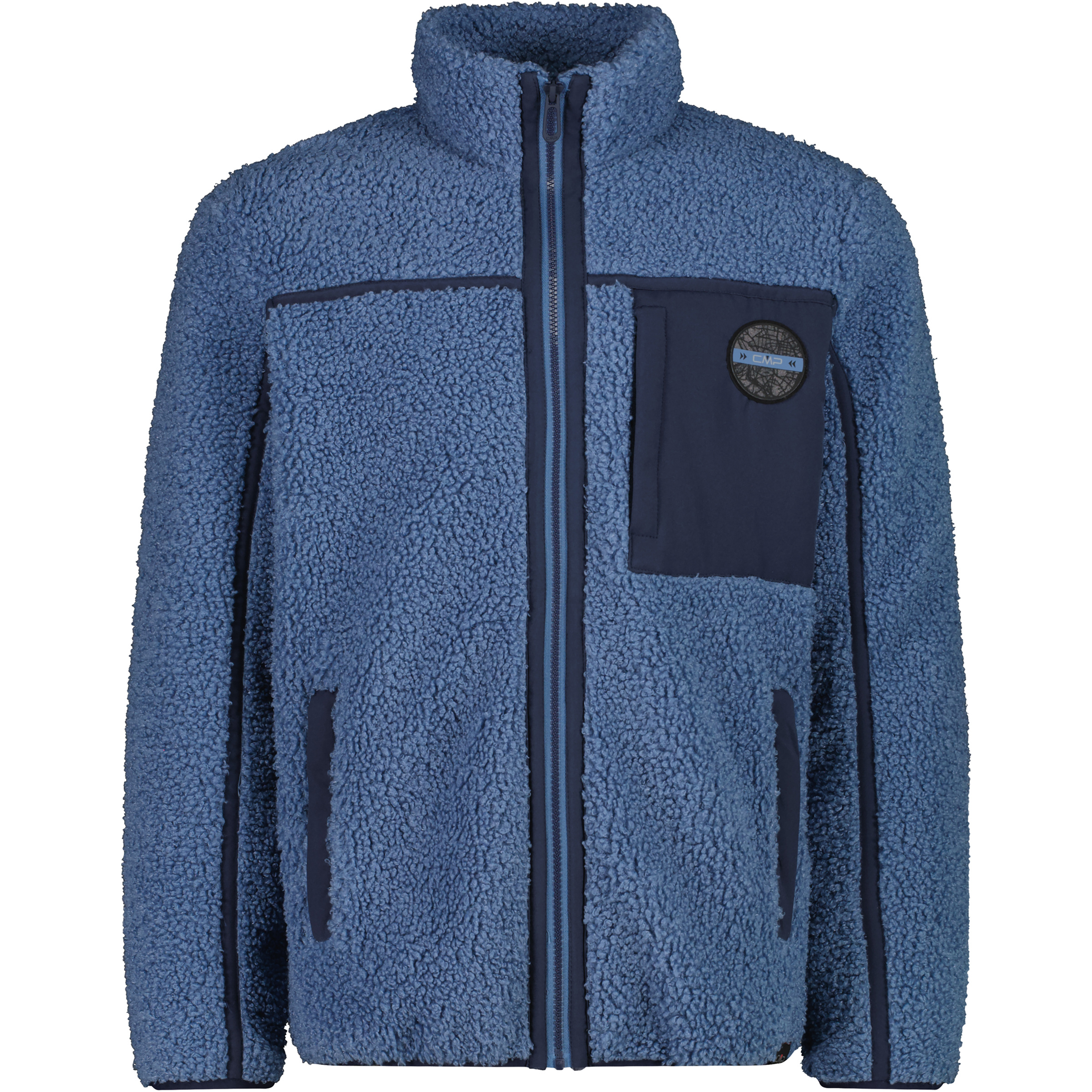 CMP Herren Fleecejacke blau Größe 4XL Lifestyle Isolierend
