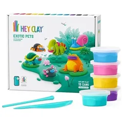 Tm Hey Ton Kunststoff Masse Exotische Tiere 15 Dosen 15025CEE