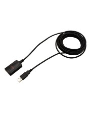 ROTRONIC-SECOMP Roline USB-Verlängerungskabel USB W bis M 2.0 5 m Schwarz (12.04.1089)