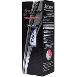Srixon Golfbälle Trispeed x All4Golf - 3er Sleeve, weiss