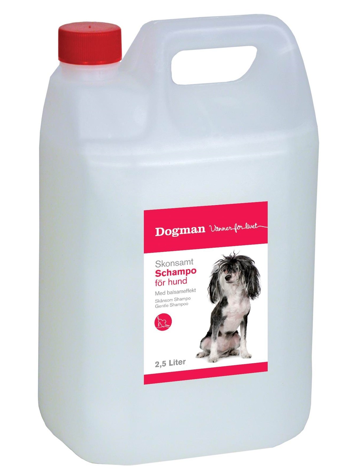 Dogman Sanftes Hundeshampoo - Mild und Feuchtigkeitsspendend 2,5L