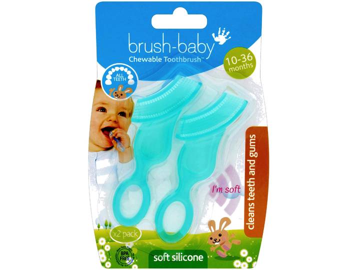 brush-baby Silikonkauzahnbürste 0-3 Jahre