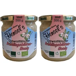 Bio Frühlingsblütenhonig 2 x 500 g | der Bioland-Imkerei Hensel