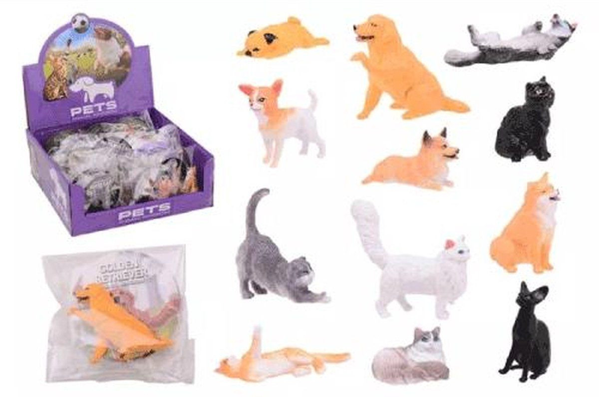Johntoy Animal World Huisdieren Disp.26870 - 36 stuks