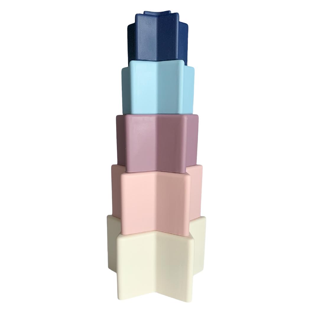 Magni - Silicone Stacking Tower w. Star Shaped Boxes (5548) (5548)