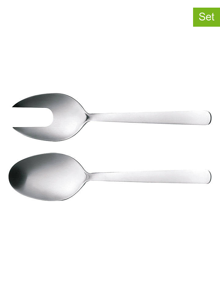 Fiskars 2tlg. Set: Salatbesteck in Silber - (L)22 cm - onesize
