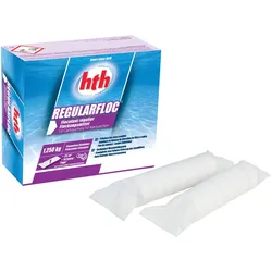 1,25 kg - hth® REGULARFLOC® FLOCKUNGSMITTEL KARTUSCHEN (10x125g)