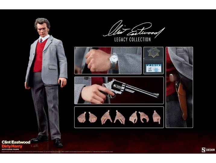 Sideshow Actionfigur Dirty Harry Clint Eastwood Legacy Harry Callahan Actionfigur