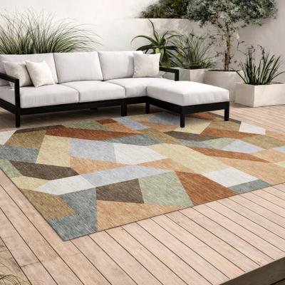 Addison Rugs Machine Washable Indoor/ Outdoor Contemporary Dexter Chantille Rug