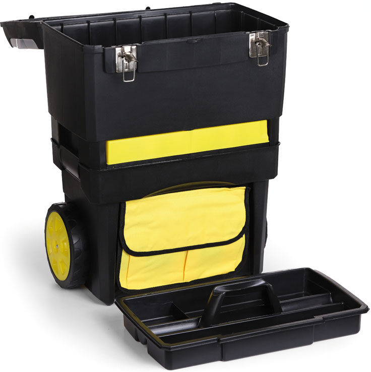 B2B Partner Mobiler Werkzeugtrolley – 47 x 28 x 63 cm