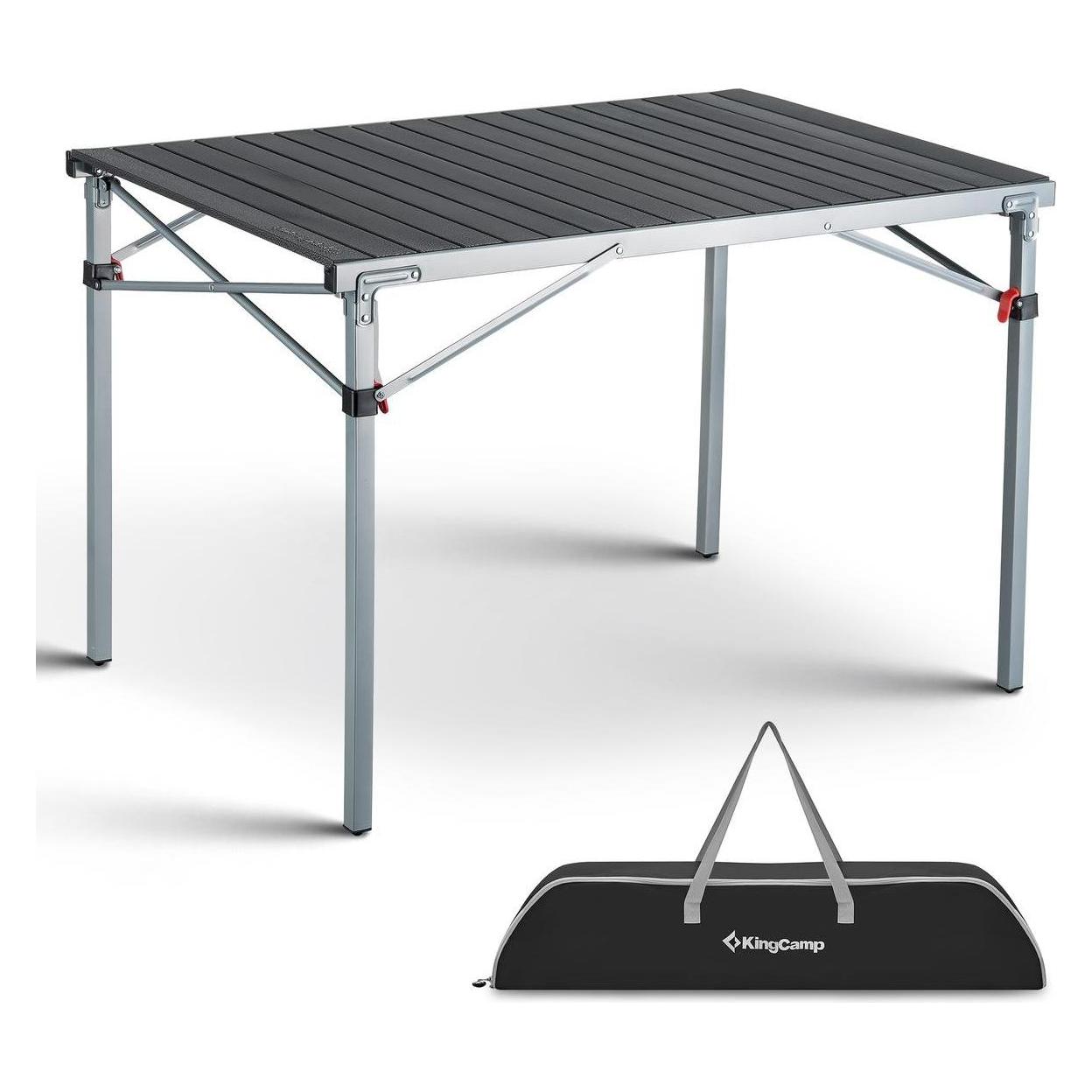Kingcamp King Camp Klapptisch für den Campingplatz - 100 x 70 cm - Platz für 4 bis 6 Personen (33242553)
