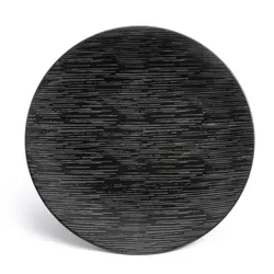 MEDARD DE NOBLAT Magma Schwarz - Set mit 6 Speisetellern