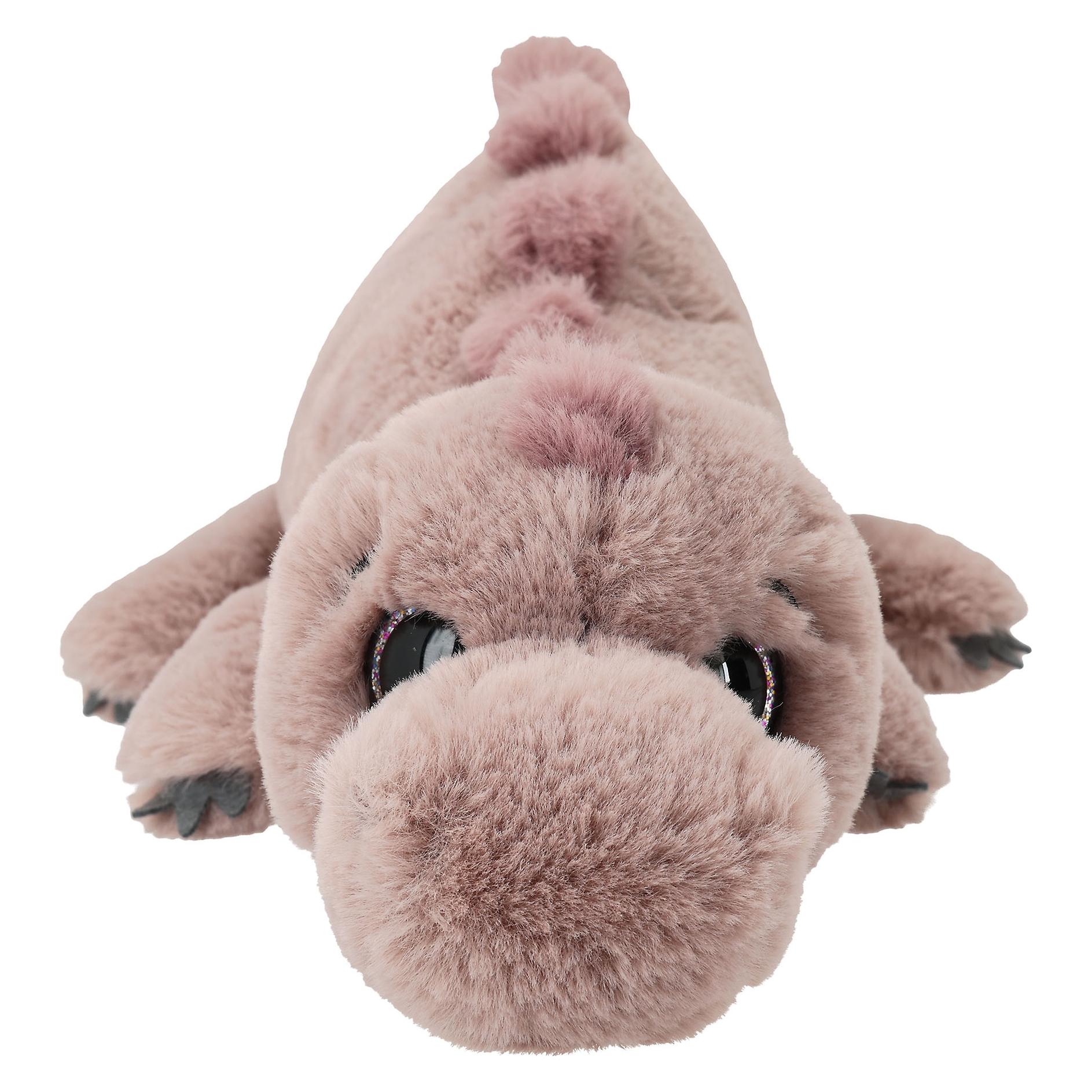 Dino DEPESCHE World Plüschdino liegend hellbraun 50cm (12 cm) (0414348)