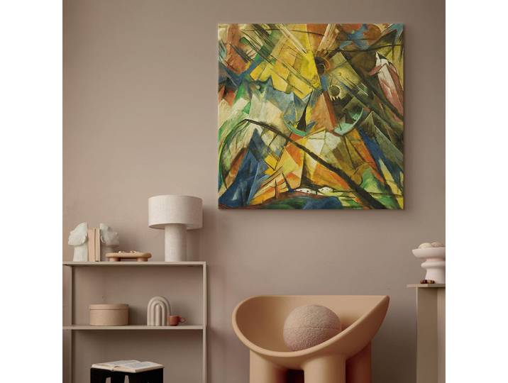 Toile Tyrol Feutre Doré/Doré 80 x 80cm