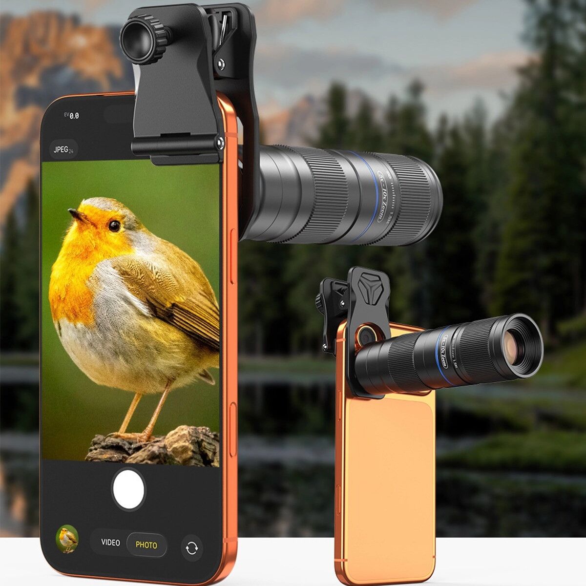 INF 5-10X optisches Smartphone-Teleobjektiv, 150-300mm Brennweite für Reise-, Tier- und Sportfotografie