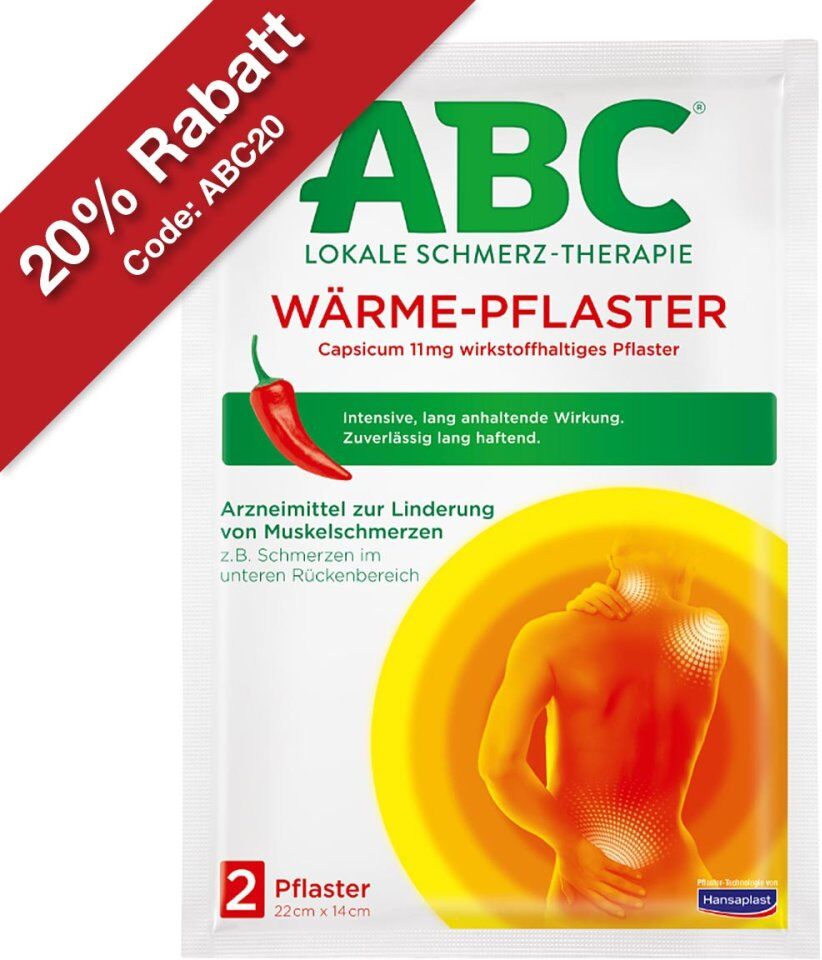 ABC Wärme-Pflaster Capsicum 2stk