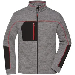 Fleecejacke "JN1818" - M - carbon-melange