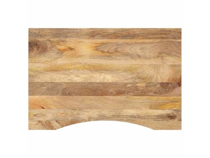fsahslih Schreibtischplatte Massivholz Mango Tischplatte 100x60x2,5cm Natürliche Unikate mit ausdrucksstarker Holzmaserung für Büro und Arbeitszimmer, passend für individuelle Untergestelle.