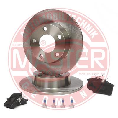 Master-sport Germany Bremsensatz, Scheibenbremse [Hersteller-Nr. 201002600] für Audi