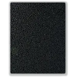Terralith Farbmuster Glassteinteppich -Vetro Nero-, Körnung: fein (1-4 mm)