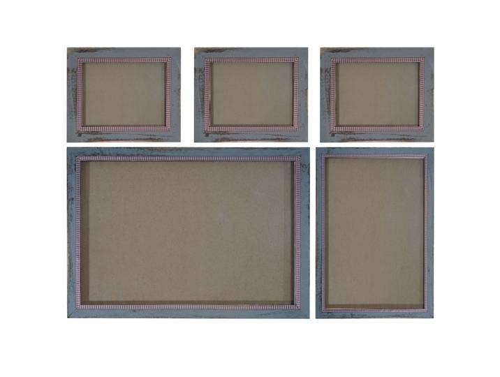 BILDERRAHMEN SET rechteckig Grau 5-Set