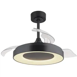 Globo LED-Deckenventilator Elina Metall Grau