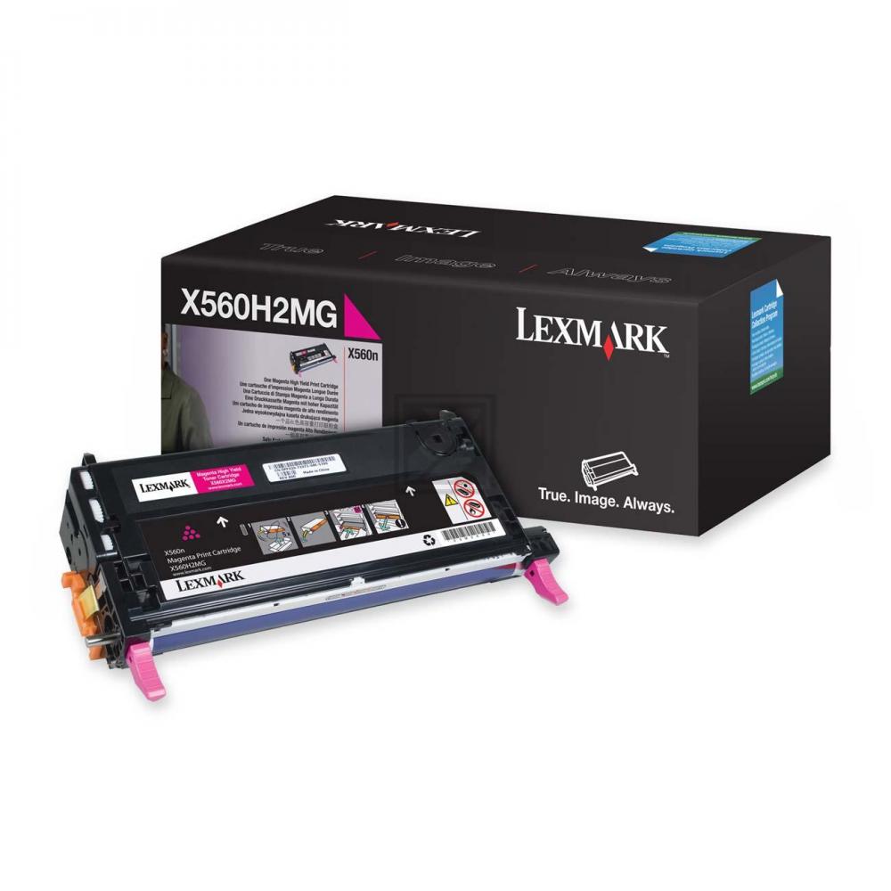 Lexmark X560H2MG Magenta Laser Toner, 10000 Seiten, Magenta