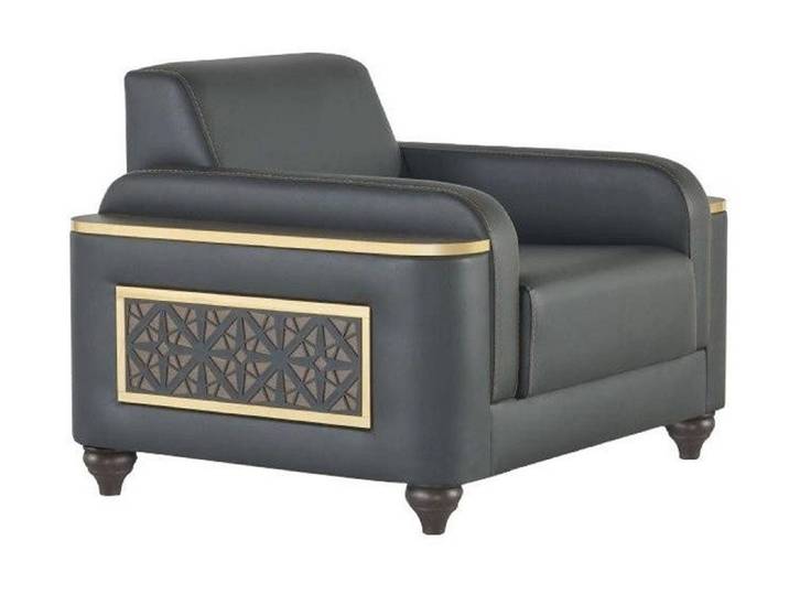 JVmoebel Sessel Eleganter schwarzer Sessel im modernen Design für Wohnzimmer und Büro (Sessel), Made in Europa
