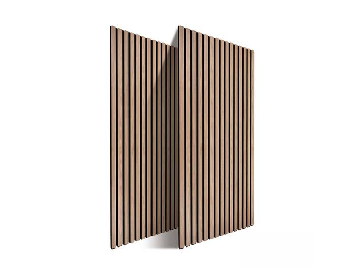Akustikpaneele 120 x 60cm 2er-Set Hellbraun