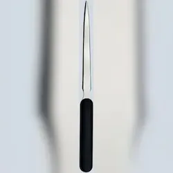 Brieföffner, schwarzer Kunststoffgriff, 19,0 cm