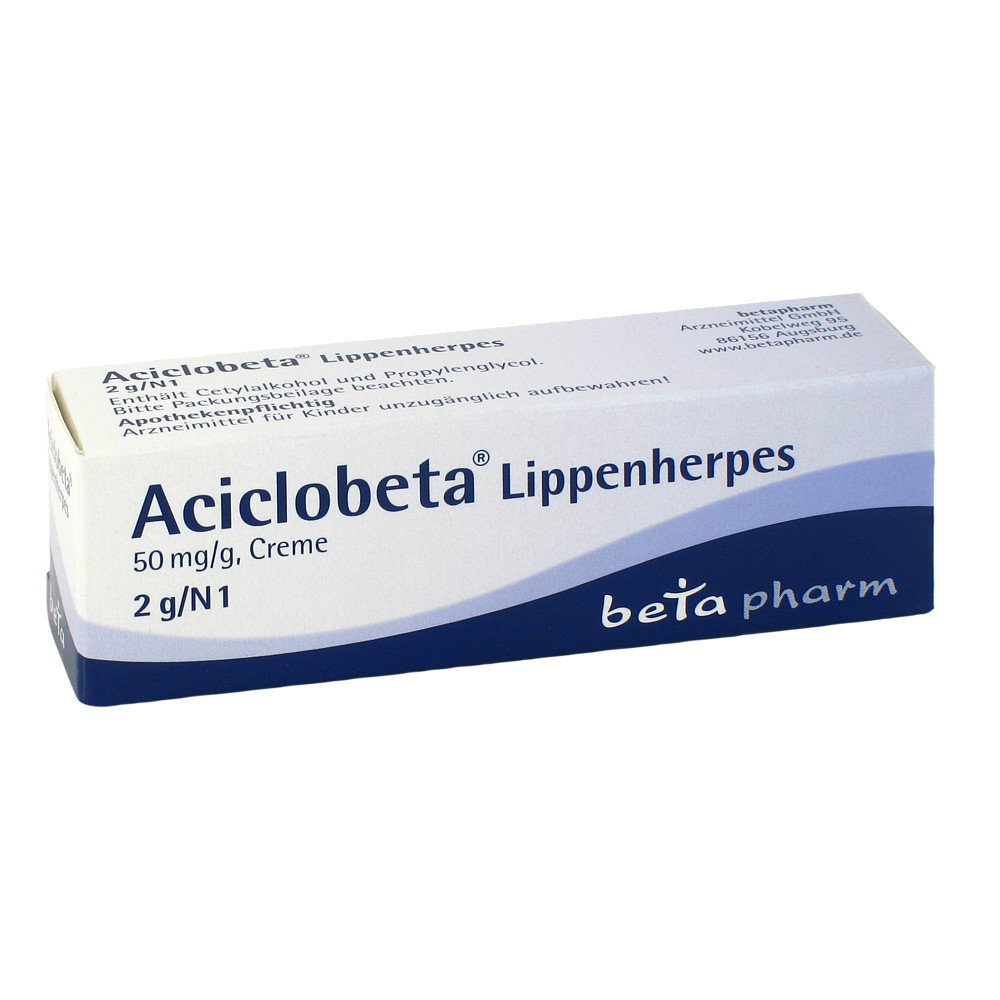 betapharm Arzneimittel GmbH Aciclobeta Lippenherpes 07518881
