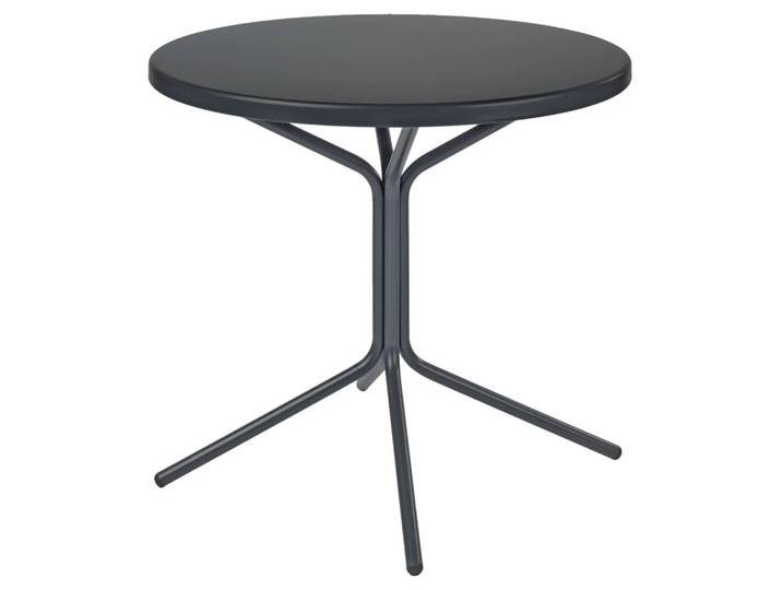 Metall-Beistelltisch Pix Rund von Schaffner / Farbe: Anthrazit / DxH: 54 x 54 cm