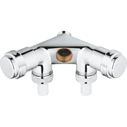 Grohe, Zubehör Sanitärinstallation, WAS Doppelventil 1/2Zoll, 1-fach chrom