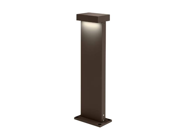 Wever & Ducré Lighting LED Sockelleuchte Palos Carré 2.0, dimmbar, bronze / altmessing, Aluminium, Modern, LED Außenleuchte