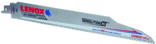 LENOX HM lame de scie alternative CT de démolition pour travaux de démolition 305 x 22 x 1,3mm (1832146)