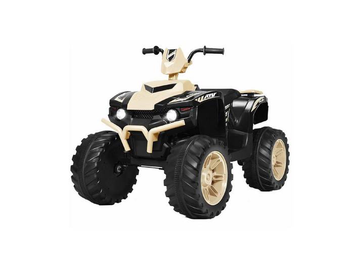 KOMFOTTEU Elektro-Kinderquad Quad Motorrad, mit LED Musik Hupe USB Bluetooth Radio