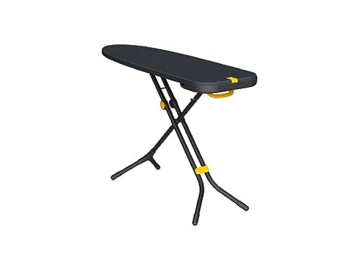 Joseph Joseph Planche à Repasser Glide Plus 135 x 45 cm avec Hauteur réglable et Planche à Repasser à Vapeur résistante à la Chaleur\, Rangement Facile\, Housse en Coton à 4 Couches\, Noir/Bleu