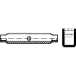 Spannschloss DIN 1478 ohne Anbauteile Stahlrohr 3.6 geschlossen M6 0 x 110mm