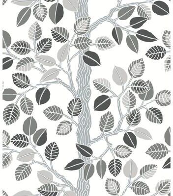 York Wallcoverings Forest Leaves Neutral Peel & Stick Wallpaper