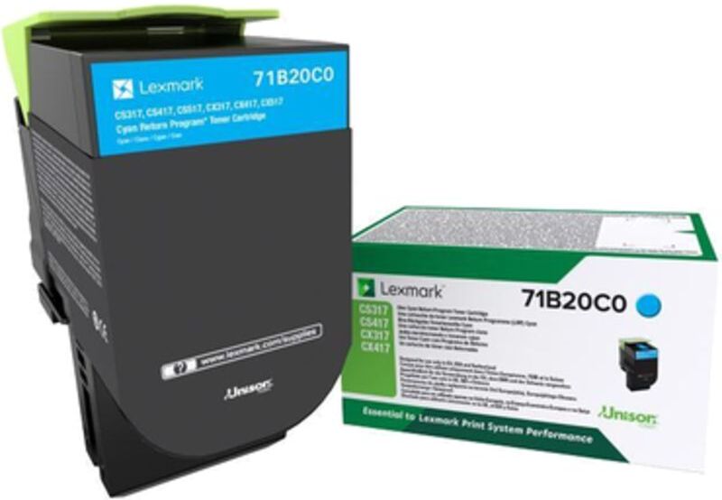 Lexmark 71B20C0 - Cyan - Toner