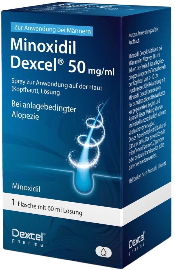 Minoxidil Dexcel 50 mg/ml Spray für Männer